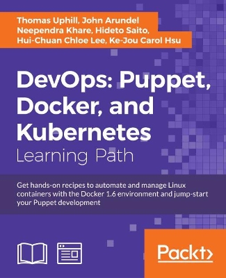 Book cover for DevOps: Puppet, Docker, and Kubernetes