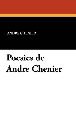 Book cover for Poesies de Andre Chenier