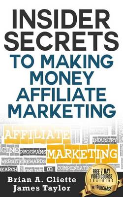 Book cover for Insider Secrets to Making Money Affiliate Marketing