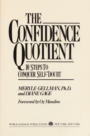 Cover of Confidence Quotient