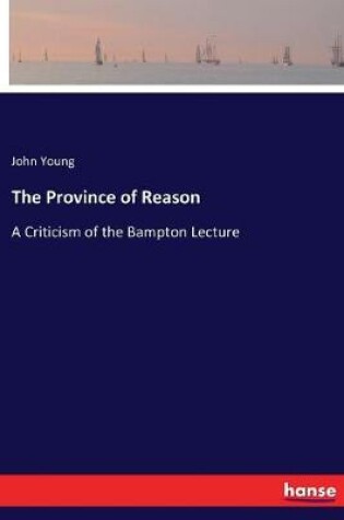 Cover of The Province of Reason