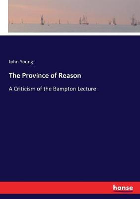 Book cover for The Province of Reason