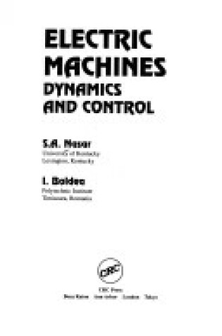 Cover of Electric Machines Dynamics and Control