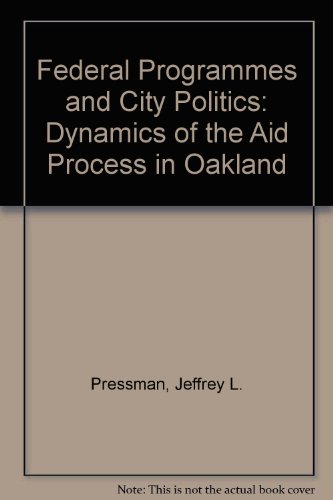 Book cover for Federal Programmes and City Politics