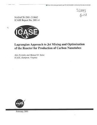 Book cover for Lagrangian Approach to Jet Mixing and Optimization of the Reactor for Production of Carbon Nanotubes