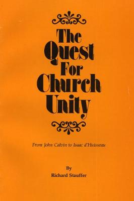 Book cover for The Quest for Church Unity