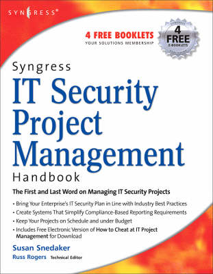 Book cover for Syngress IT Security Project Management Handbook