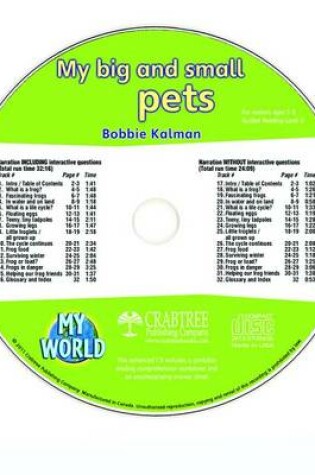 Cover of My Big and Small Pets - CD Only