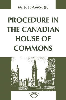 Book cover for Procedure in the Canadian House of Commons