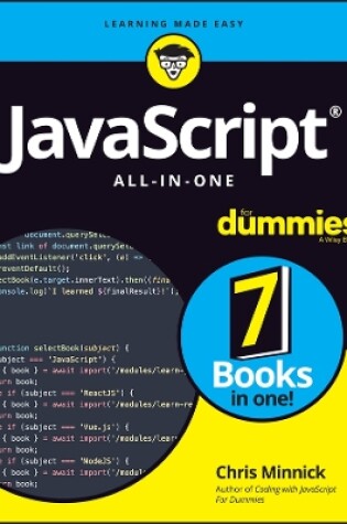 Cover of JavaScript All-in-One For Dummies