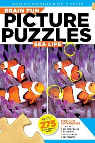 Cover of Brain Fun Picture Puzzles: Sea Life