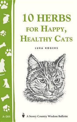 Book cover for 10 Herbs for Happy, Healthy Cats