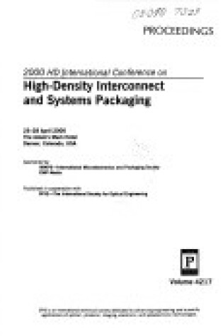 Cover of 2000 International Conference on High-Density Interconnect and Systems Packaging