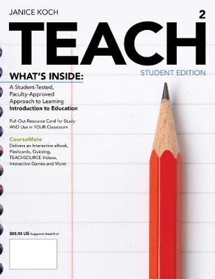 Book cover for TEACH (with CourseMate Printed Access Card)