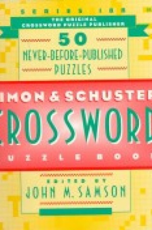 Cover of Simon & Sch Crosswords Puzzle