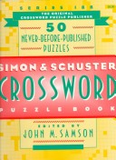 Book cover for Simon & Sch Crosswords Puzzle