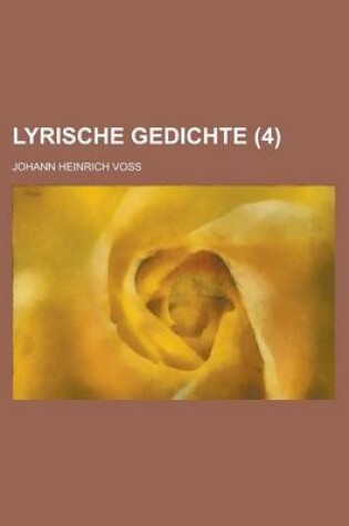 Cover of Lyrische Gedichte (4 )