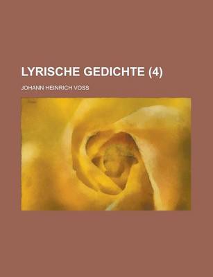 Book cover for Lyrische Gedichte (4 )