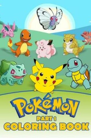 Cover of Pokemon Coloring Book Part 1