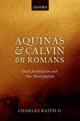 Cover of Aquinas and Calvin on Romans