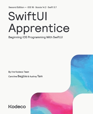 Book cover for SwiftUI Apprentice (Second Edition)