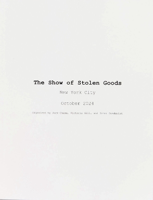 Book cover for The Show of Stolen Goods