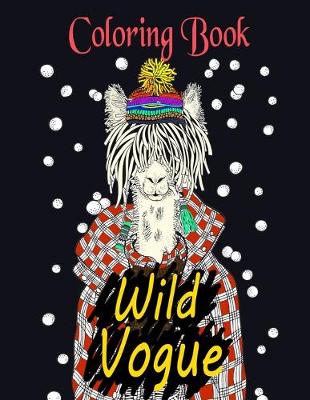 Book cover for Wild Vogue Coloring Book