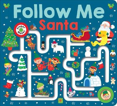 Cover of Maze Book: Follow Me Santa (Large Edition)