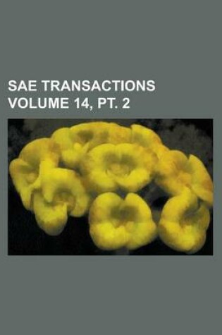 Cover of Sae Transactions Volume 14, PT. 2