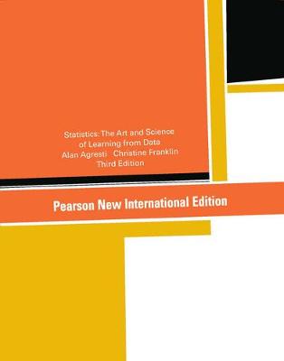 Book cover for Statistics Pearson New International Edition, plus MathXL