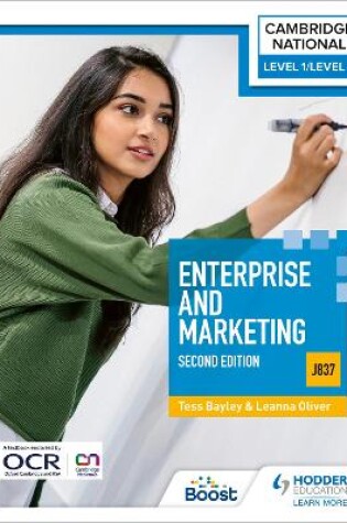 Cover of Level 1/Level 2 Cambridge National in Enterprise & Marketing (J837): Second Edition