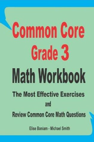 Cover of Common Core Grade 3 Math Workbook