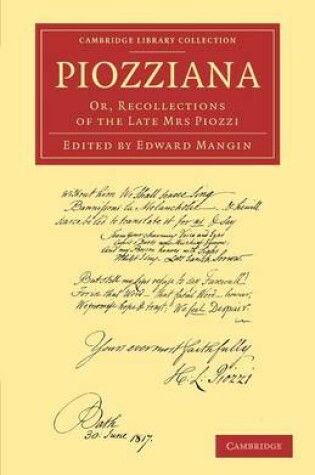 Cover of Piozziana