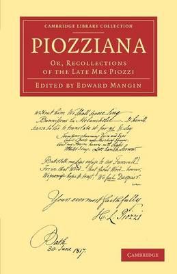 Book cover for Piozziana