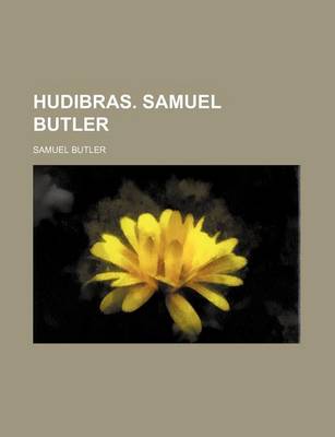 Book cover for Hudibras. Samuel Butler