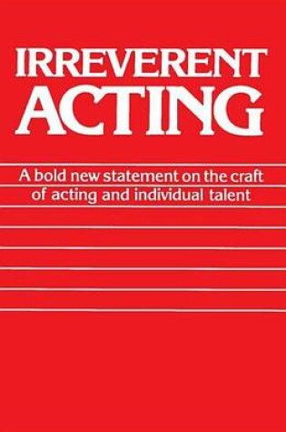 Cover of A Bold New Statement on the Craft of Acting and Individual Talent