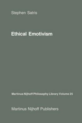 Cover of Ethical Emotivism