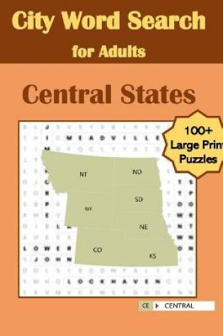Cover of City Word Search for Adults Central States