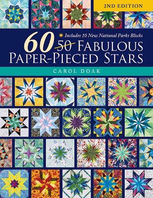 Book cover for 60 Fabulous Paper-Pieced Stars, 2nd Edition