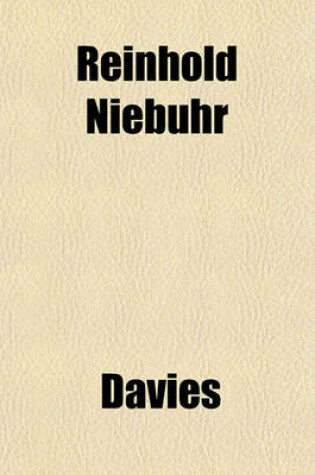 Cover of Reinhold Niebuhr