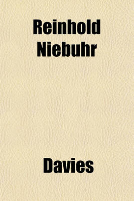 Book cover for Reinhold Niebuhr