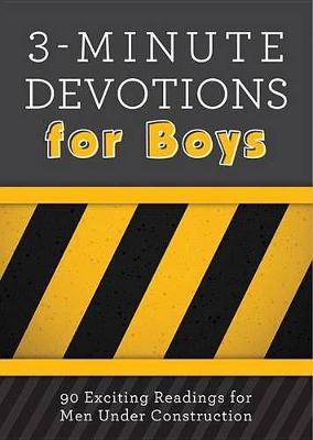 Book cover for 3-Minute Devotions for Boys