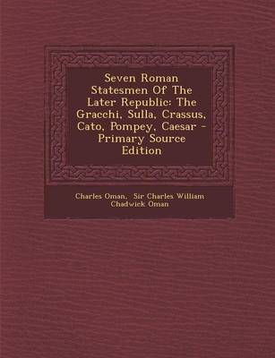 Book cover for Seven Roman Statesmen of the Later Republic