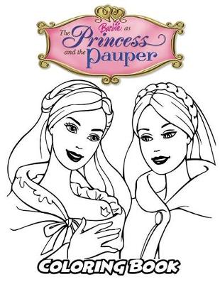 Book cover for Barbie, the Princess and the Pauper Coloring Book