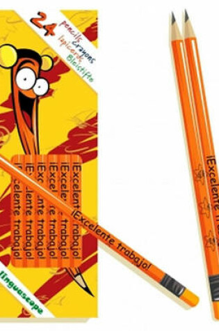 Cover of Pack of 24 Spanish Pencils ("Excelente Trabajo!")