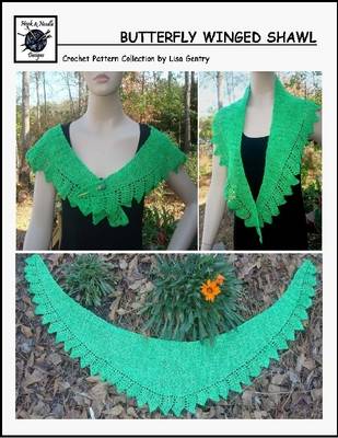 Book cover for Butterfly Winged Shawl - Crochet Pattern