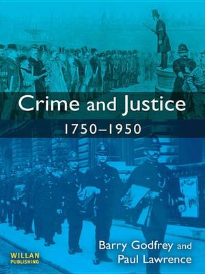 Book cover for Crime and Justice 1750-1950