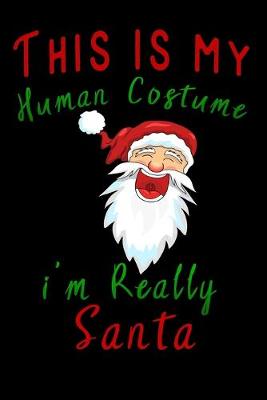 Book cover for this is my human costume im really santa