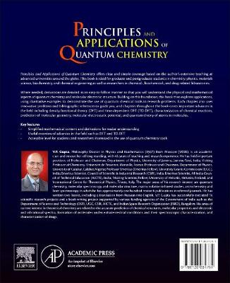 Book cover for Principles and Applications of Quantum Chemistry