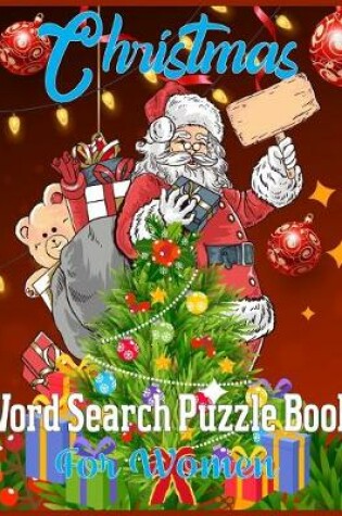 Cover of Christmas Word Search Puzzle Book For Women